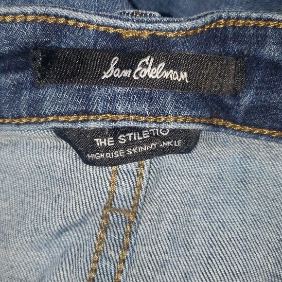 Sam Edelman The Stiletto High Waist Skinny Ankle Jeans 6 28 - Picture 7 of 8